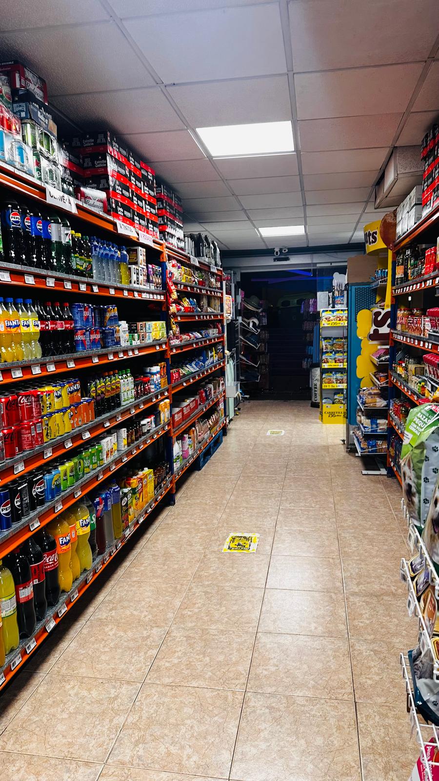 Pasillo de bebidas